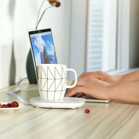 Eggracks Coffee Mug Warmer Auto Shut Off Electric Beverage Warmer Mat for Tea and Coffee {5}