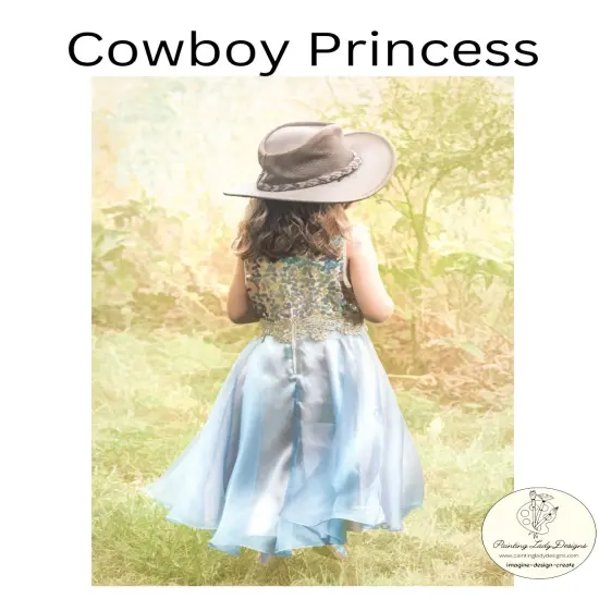 Cowboy Princess - Paper for Decoupage Crafting and Multi Media Art (small) {3}