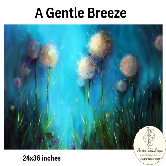A Gentle Breeze - Art paper for Decoupage and Mixed Media by Painting Lady Designs {1}