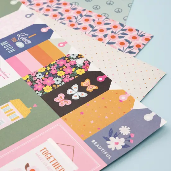 American Crafts Single-Sided Paper Pad 12"X12" 48/Pkg-Jen Hadfield Stardust {4}