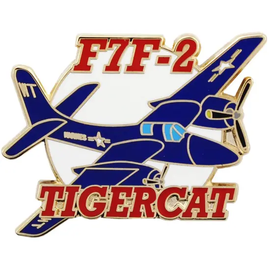 F-7F2 Tigercat Airplane Pin 1 1/2" {1}