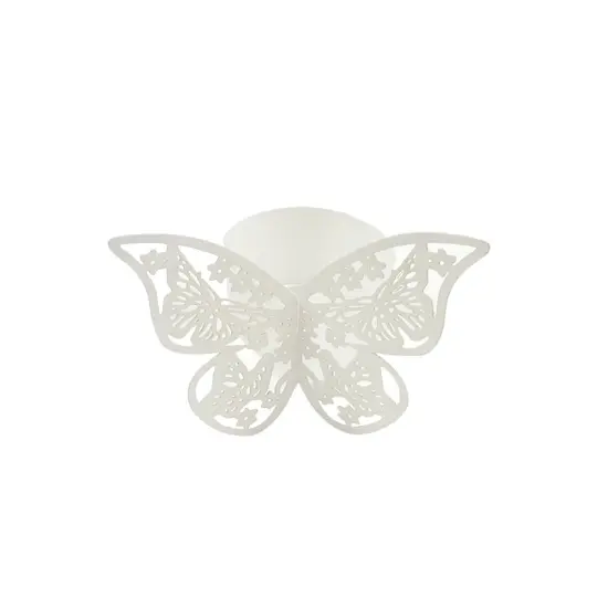 Butterflies Wedding Decor Napkin Rings (Set of 50) Blue {7}