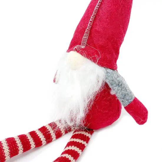 Wrapables Long-Legged Gnome Plush Dolls, Winter and Holiday Tabletop Decorations (Set of 2) {3}