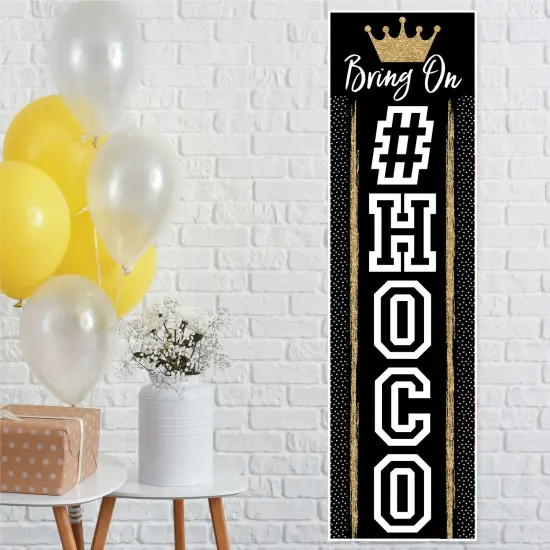 Big Dot of Happiness HOCO Dance - Homecoming Front Door Decoration - Vertical Banner {1}