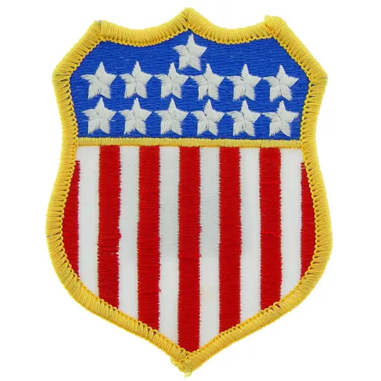 American Flag Shield Patch 3" {1}