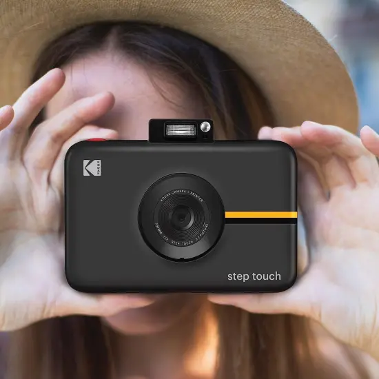 Kodak Step Touch 13MP Digital Instant Print Camera with 3.5" LCD Touchscreen, ZINK Technology & 1080p HD Video White {12}