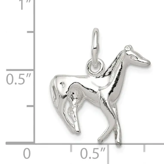 Sterling Silver Horse Charm Jewelry Animal Jewelry {6}