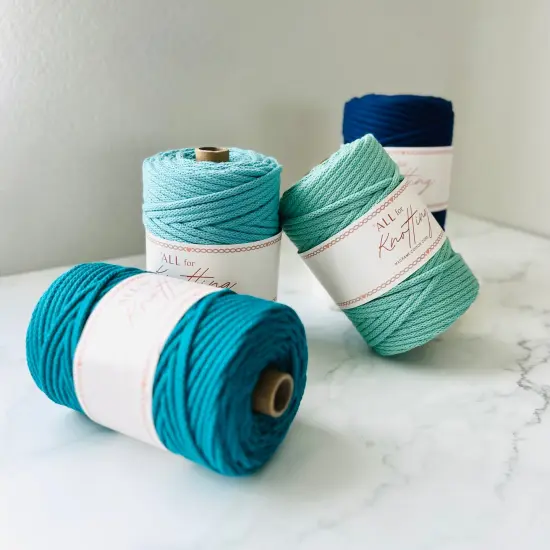 3.5mm Macrame Braided Cord, approx 490ft/163yds ALL FOR KNOTTING Ruby {7}