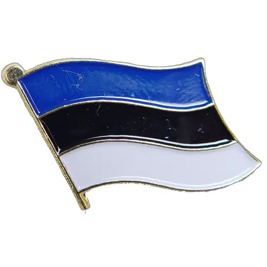 Estonia Flag Pin 1" {1}