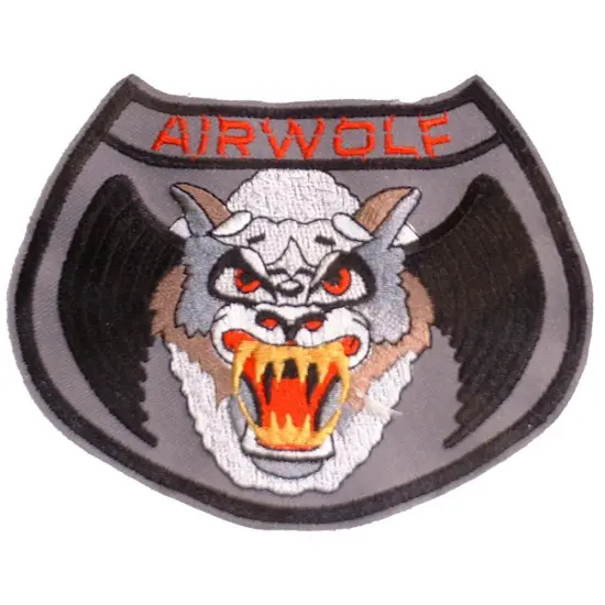 U.S. Air Force Airwolf Patch 5" {1}