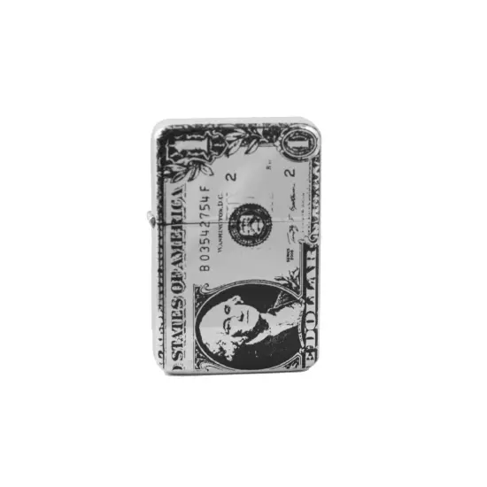 Lighter - 1 Dollar Bill High Polish Chrome {1}
