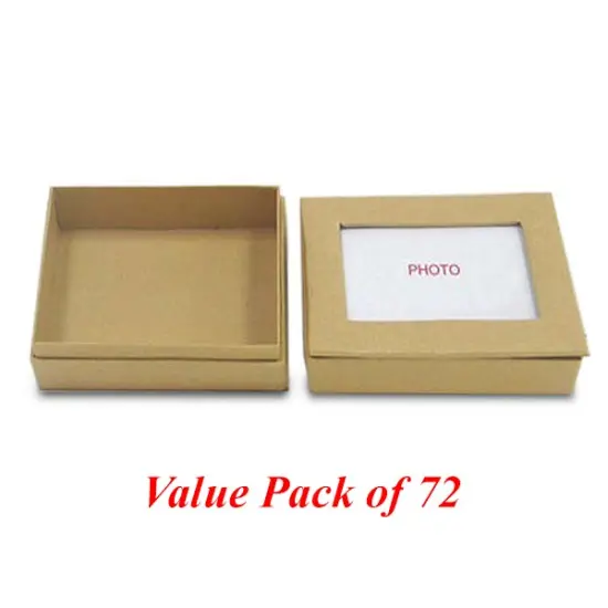 Value Pack of 72 Rectangular Photo Box - Small {3}