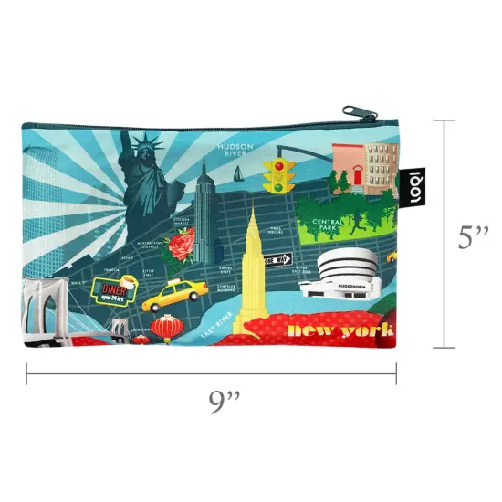 LOQI Urban Cities Zip Pockets (Set of 4) {5}