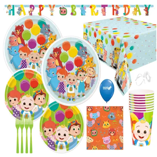 Cocomelon Birthday Party Supplies | Cocomelon Decorations | Cocomelon Tableware {7}