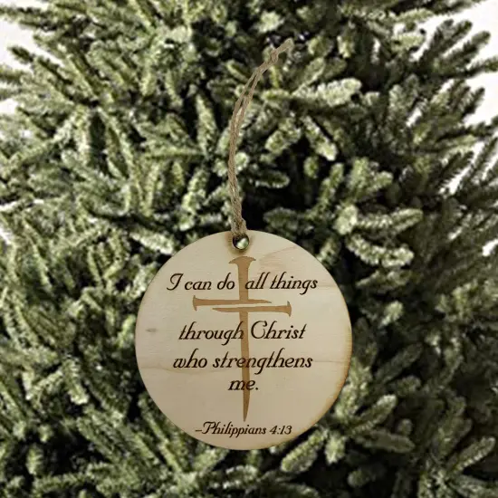 I can do all things through Christ - Ornament {2}