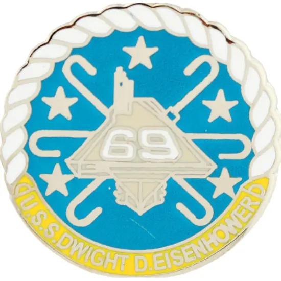 U.S. Navy USS Eisenhower Pin 1" {1}