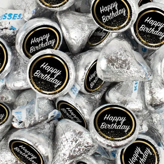 Birthday Candy Party Favors Chocolate Hershey's Kisses - No Assembly Required {1}