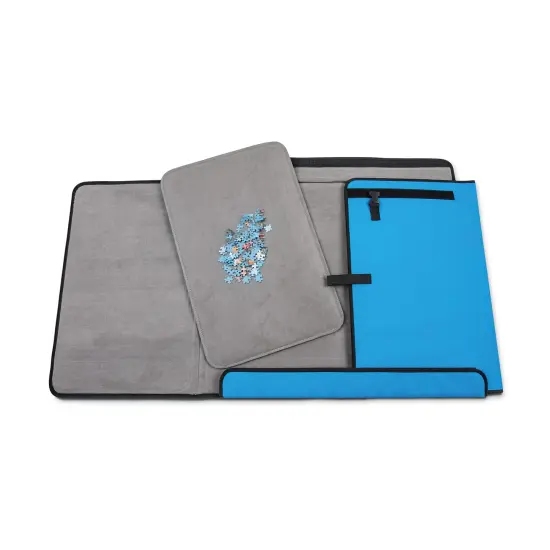 Jumbl Velcro Puzzle Portfolio Caddy, Puzzle Holder W/Puzzle Trays & Handle for 1,500-Piece PuzzlesBlack {7}