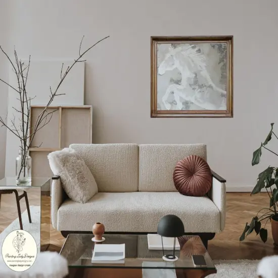 Dream Horse(Cheval de r&ecirc;ve) - Art paper for Decoupage and Mixed Media - 18x24 {2}