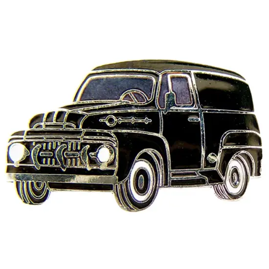 1952 Panel Truck Pin Black 1" {1}
