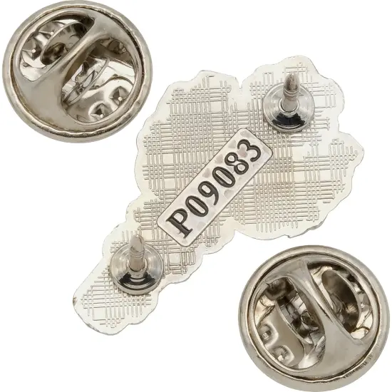 Saguaro Cactus American FlagPin 1" {4}