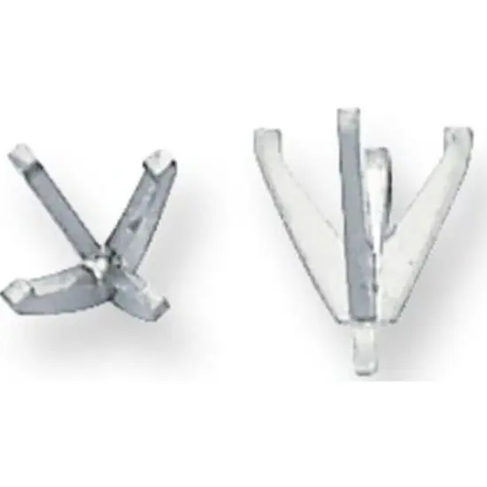 Platinum 4 Prong Round Medium Peg Setting 7mm {1}