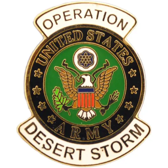U.S Army Operation Desert Storm Pin 1" {1}