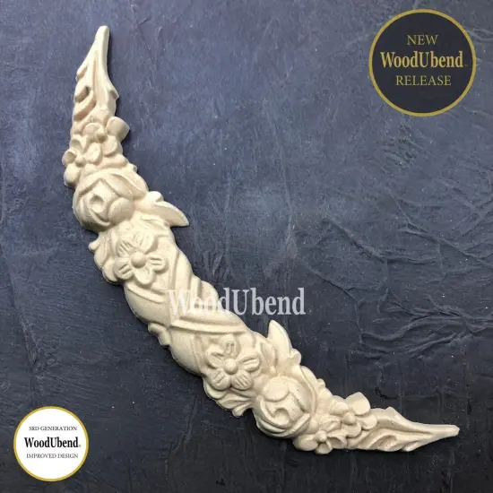 WoodUbend Pair of Floral Swags WUB 6000 {2}