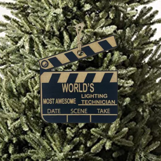 Worlds most awesome Lighting Technician - Ornament Black {2}