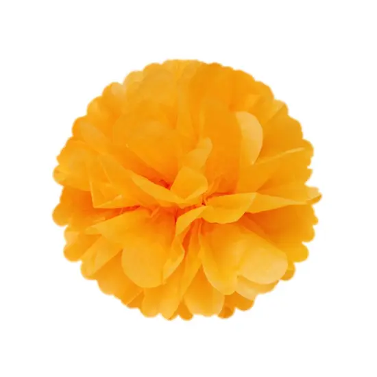 Wrapables Set of 12 Tissue Pom Pom Party Decorations for Weddings, Birthday Parties Baby Showers and Nursery Decor, Peach/Orange/Tan/Ivory {6}