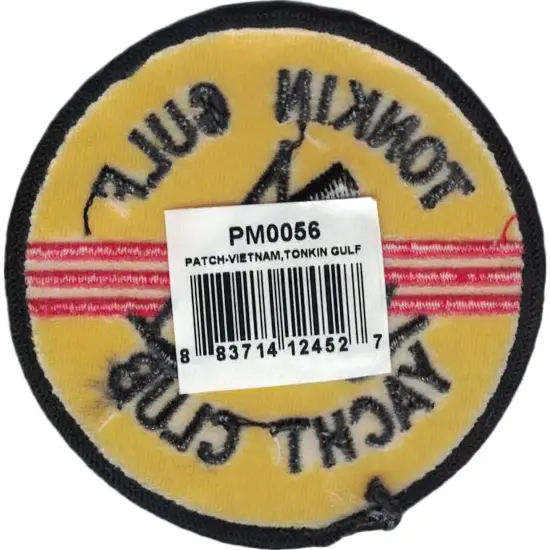 Vietnam Tonkin Gulf Yacht Club Black & Yellow 3" Patch {2}