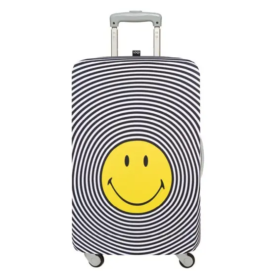 LOQI Smiley Spiral Luggage Cover {1}