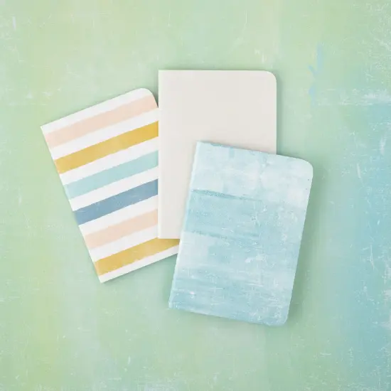 Heidi Swapp Set Sail Mini Blank Notebooks-3/Pkg {3}