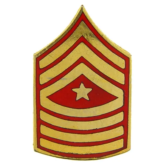 EagleEmblems P12426 Rank-USMC,E9,SGT.Major (CLR) (3/4'' Wide) {1}