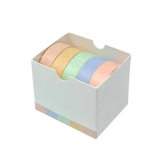 Wrapables Solid Color Washi Tape (Set of 5) Nature {7}