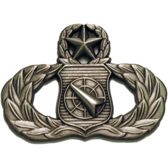 EagleEmblems P16548 Wing-USAF,WEAP.CONTR,MAST (1.625'') {1}