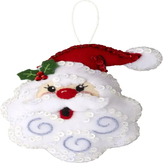 Bucilla Felt Ornaments Applique Kit Set Of 6-Holiday Favorites {3}