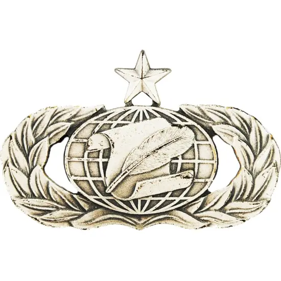EagleEmblems P16576 Wing-USAF,Inf.Mngr,SR. Pwt (1.625'') {1}