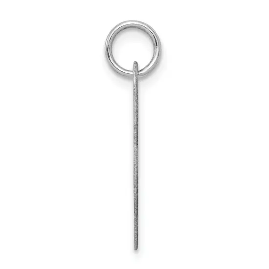 Sterling Silver Medium Script Initial Letter L Charm Jewerly 18mm x 13mm {3}