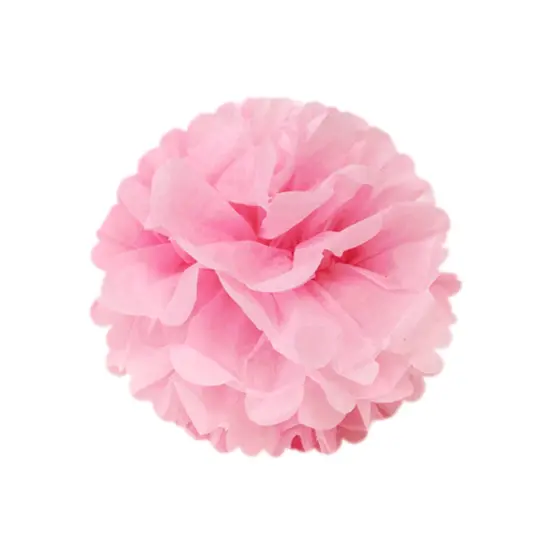 Wrapables Set of 12 Tissue Pom Pom Party Decorations for Weddings, Birthday Parties Baby Showers and Nursery Decor, Pink/Peach/Ivory/Yellow {6}