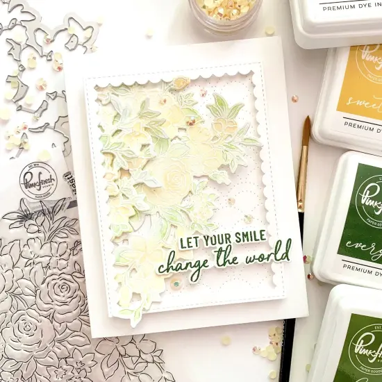 Pinkfresh Studio Die-Fancy Rose Bunch {2}