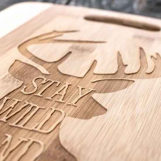 Stay Wild and Free Deer Cutting Board {3}