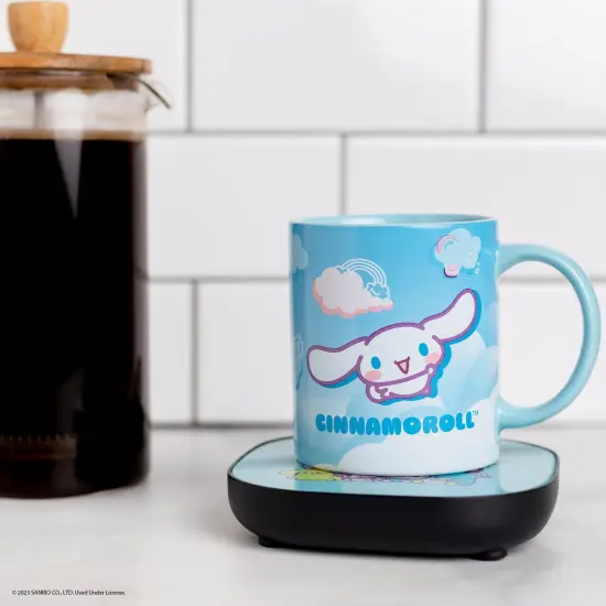 Uncanny Brands Hello Kitty and Friends Cinnamoroll Coffee Mug with Electric Mug Warmer {5}
