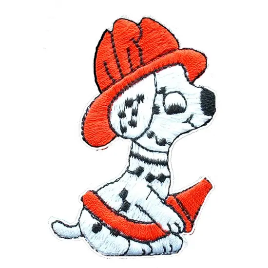 Dalmatian Puppy Firefighter Patch 3" {1}