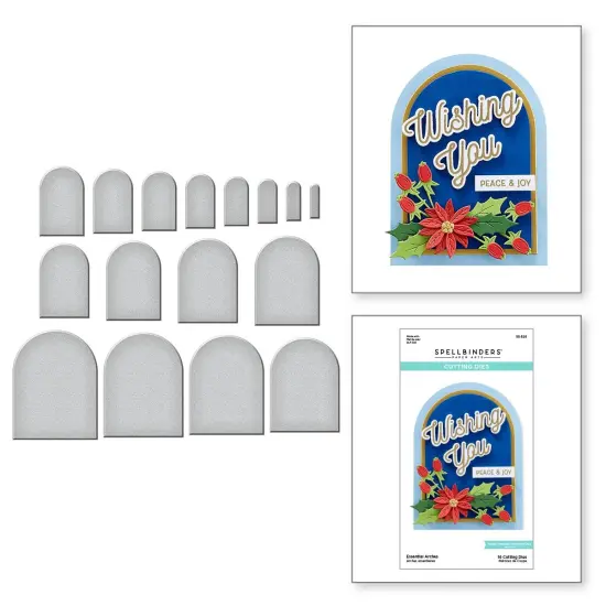 Spellbinders Etched Dies-Essential Arches {4}