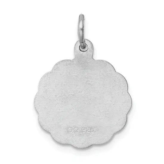 Sterling Silver Baptism Charm Jewerly 20mm x 15mm {3}