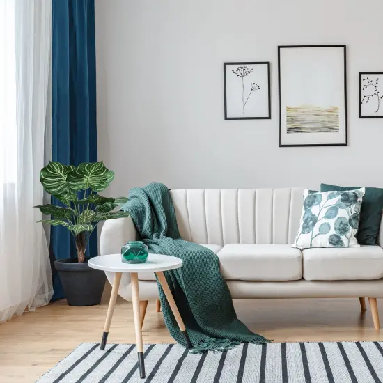 Indoor Oasis 3' Dieffenbachia Indoor Plant with Decorative Pot - Elegant Tropical Faux Greenery for Home & Office Decor - Air-Purifying, Low-Maintenance, Perfect for Living Room, Office Spaces, or Wedding Events, Floral Home by Artificial Flowers {5}