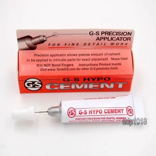 Strong Super Glue for Jewelry Watch Repair Multi-Purpose (G-S Hypo Cement Precision Adhensive 9ml) {1}