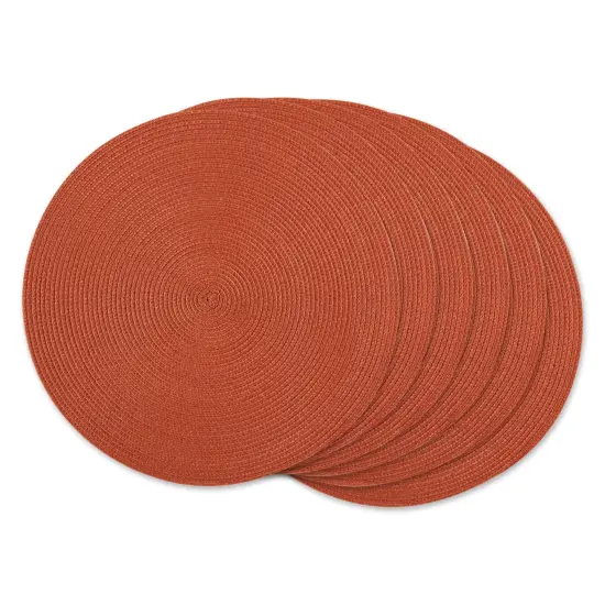 SPICE ROUND PP WOVEN PLACEMAT SET/6 {1}