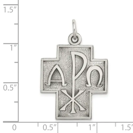 Sterling Silver Cross Charm Jewerly 29mm x 22mm {3}